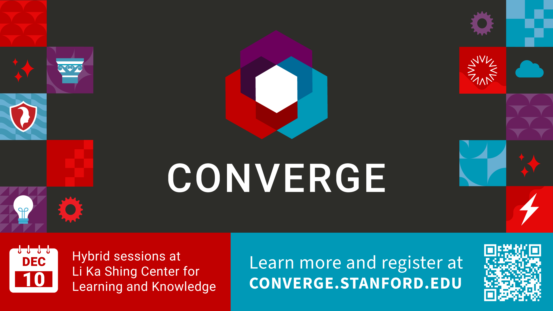 Converge, Hybrid sessions atLi Ka Shing Center for Learning and Knowledge, Learn more and register at converge.stanford.edu